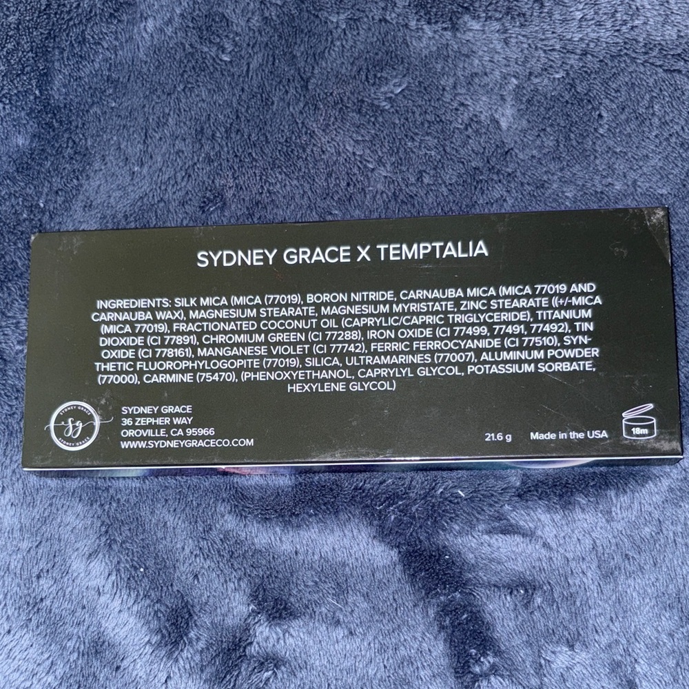 Sydney Grace x Temptalia Eyeshadow Palette